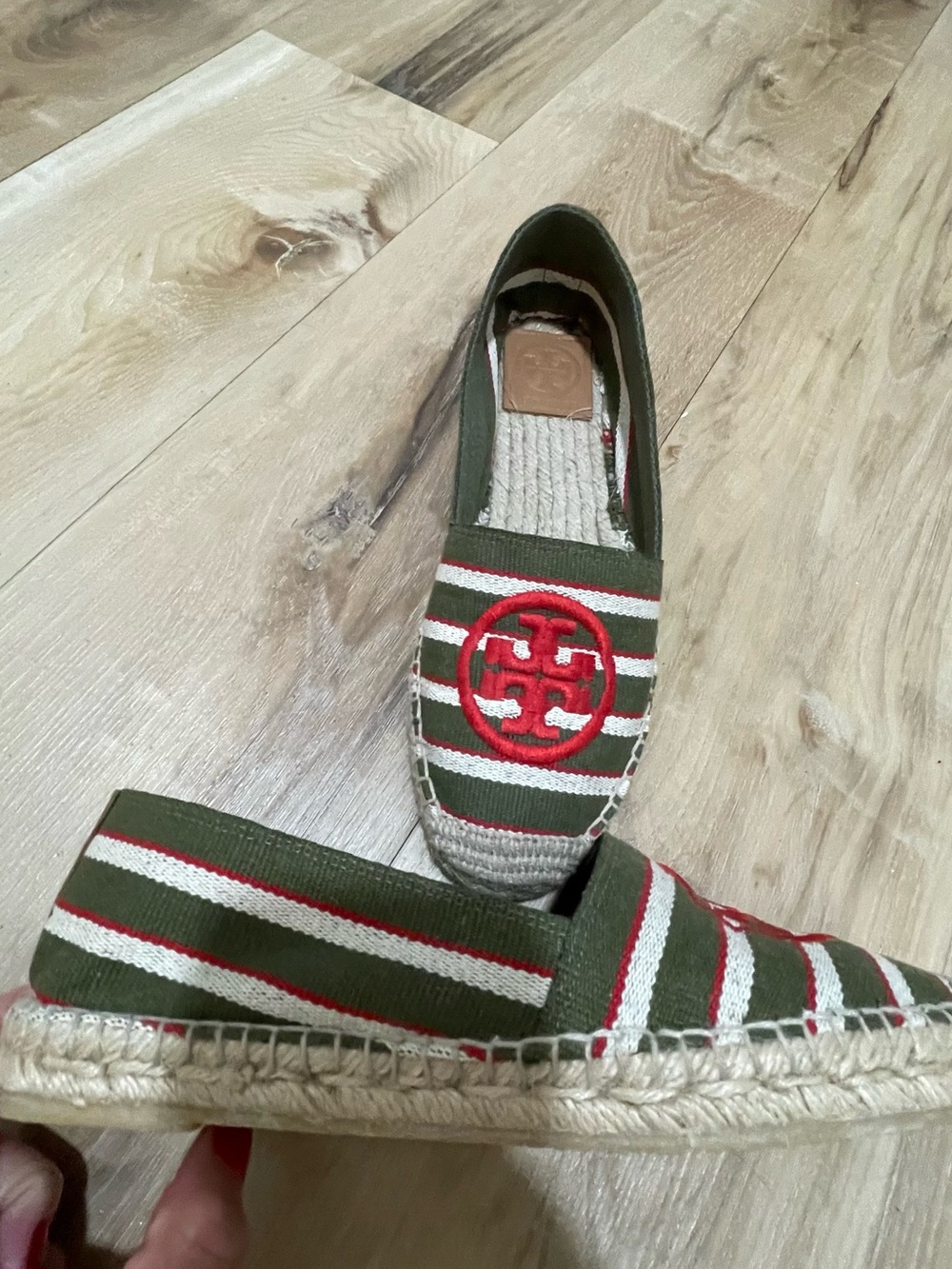 Tory Burch Striped Espadrilles
